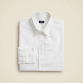 Slim Portuguese cotton oxford dress shirt