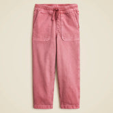 Kids' pull-on garment-dyed jean