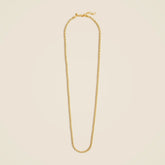 Long twist-chain necklace