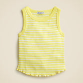 Girls' everyday tank top in vintage rib stripe