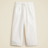Girls' Soleil pant in linen-cotton blend