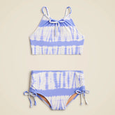 Girls' bow-tie two-piece swimsuit