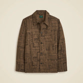 Cotton-linen blend chore jacket
