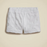Girls' pull-on short in terry jacquard