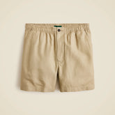5.5'' Pier short in cotton-linen blend