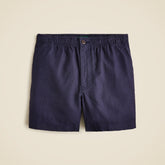 5.5'' Pier short in cotton-linen blend