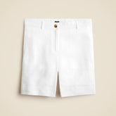6" Harbor short in linen
