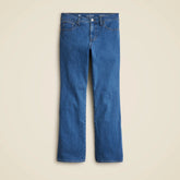 Mid-rise kickout jean