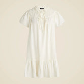 Airy gauze babydoll dress