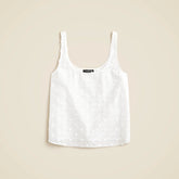 Scoopneck tank top with pom-poms