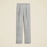 Portia pant in herringbone linen blend