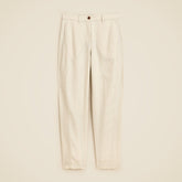 Relaxed barrel-leg pant in linen blend