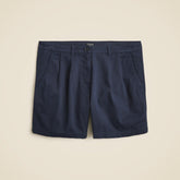 5" pleated heritage chino short