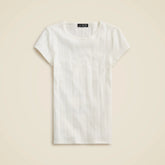 Pointelle short-sleeve T-shirt