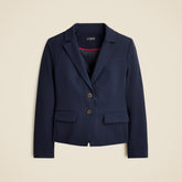 Tall shrunken-fit blazer in bi-stretch cotton blend