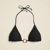 Crochet string bikini top with O-ring