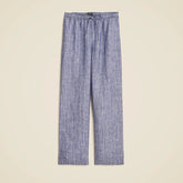 New Soleil pant in striped linen