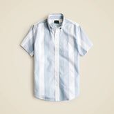 Short-sleeve cotton oxford shirt