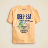 Kids' short-sleeve "Deep sea fishing" graphic T-shirt