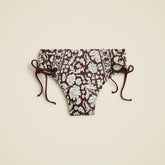 SZ Blockprints™ X J.Crew Hallie ruched bikini bottom with side ties