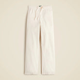 Relaxed-fit drawstring Studio pant in hemp-cotton blend