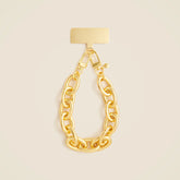 Metallic link phone chain