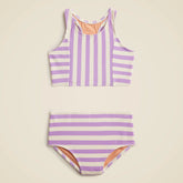 Girls' paneled two-piece swimsuit