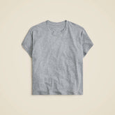 Feather jersey cropped T-shirt