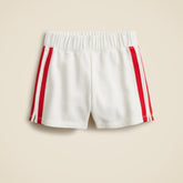 Girls' track short in terry