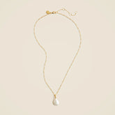 Gold vermeil freshwater pearl necklace