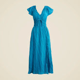 Palermo dress in viscose-blend crinkle