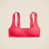 Scrunchie squareneck bikini top