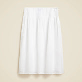 Side-tie skirt in ramie