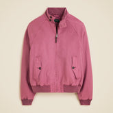 Garment-dyed Harrington jacket