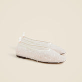 Quinn embellished ballet flats in mesh