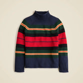 1988 Rollneck™ sweater in cotton rugby stripe