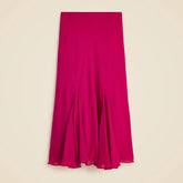 Petite Gwyneth flounce-hem skirt in chiffon