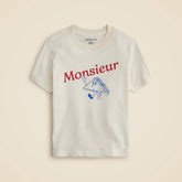 Kids' short-sleeve "Monsieur" graphic T-shirt