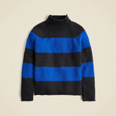 1988 Rollneck™ sweater in cotton hoop stripe