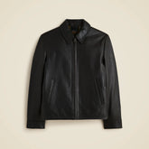 Moto jacket in Italian broken-in leather