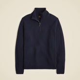 Midweight cashmere half-zip sweater