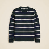 Heritage cotton sweater in stripe
