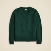 Heritage cotton V-neck sweater