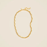 Rounded link chain necklace