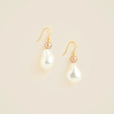 Freshwater pearl drop earrings