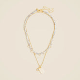 Crystal and stone necklaces set