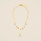 Crystal and stone necklaces set