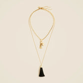 Tassel necklaces set-of-two