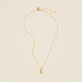 Gold vermeil engraved heart necklace