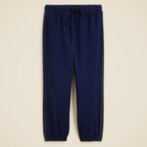 Girls' cozy rib sweatpant with glitter stripe